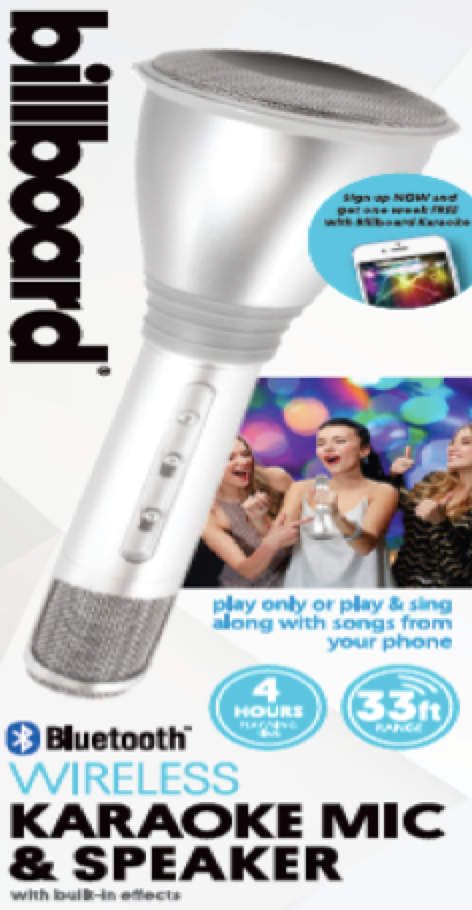 billboard karaoke mic and speaker