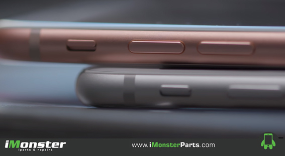 The iPhone 8 has a smaller battery than the iPhone 7